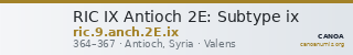 RIC IX Antioch 2E: Subtype ix — CANOA