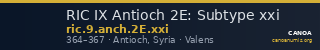 RIC IX Antioch 2E: Subtype xxi — CANOA