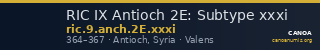 RIC IX Antioch 2E: Subtype xxxi — CANOA