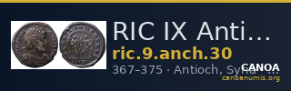 RIC IX Antioch 30 — CANOA