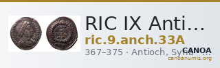 RIC IX Antioch 33A — CANOA