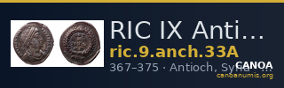 RIC IX Antioch 33A — CANOA