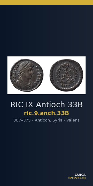 RIC IX Antioch 33B — CANOA