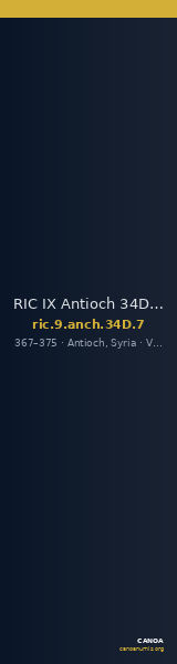 RIC IX Antioch 34D: Subtype 7 — CANOA