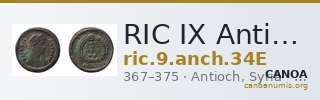 RIC IX Antioch 34E — CANOA