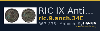 RIC IX Antioch 34E — CANOA