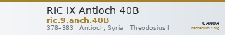 RIC IX Antioch 40B — CANOA