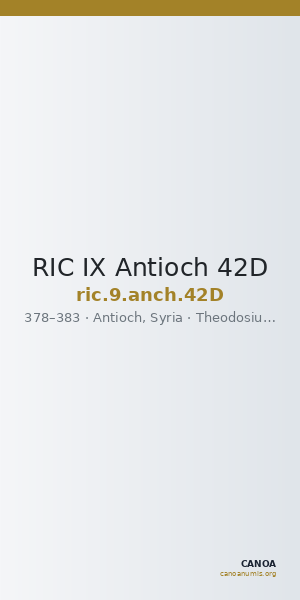 RIC IX Antioch 42D — CANOA