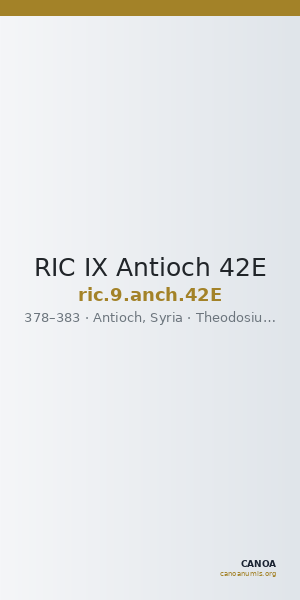 RIC IX Antioch 42E — CANOA