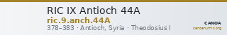 RIC IX Antioch 44A — CANOA