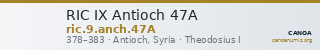 RIC IX Antioch 47A — CANOA