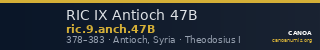 RIC IX Antioch 47B — CANOA