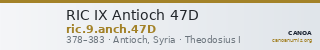 RIC IX Antioch 47D — CANOA