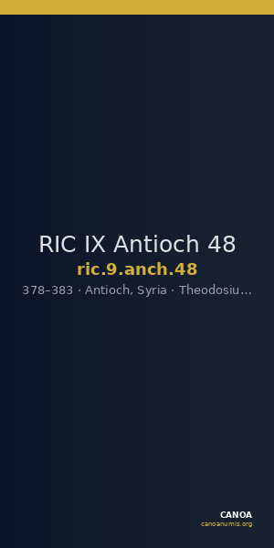 RIC IX Antioch 48 — CANOA
