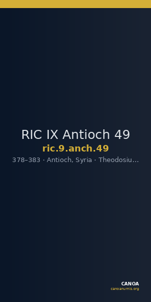 RIC IX Antioch 49 — CANOA