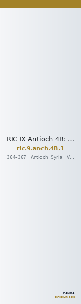 RIC IX Antioch 4B: Subtype 1 — CANOA