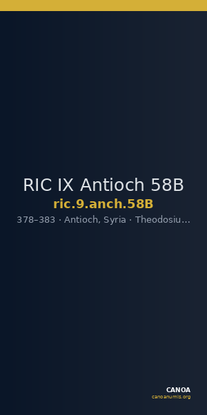 RIC IX Antioch 58B — CANOA