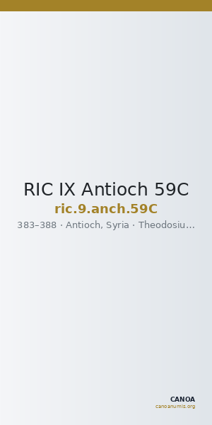 RIC IX Antioch 59C — CANOA