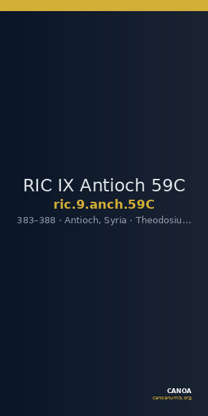 RIC IX Antioch 59C — CANOA