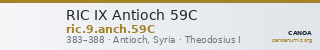 RIC IX Antioch 59C — CANOA