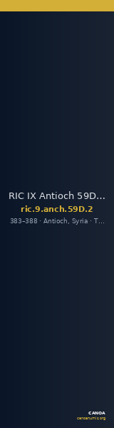RIC IX Antioch 59D: Subtype 2 — CANOA
