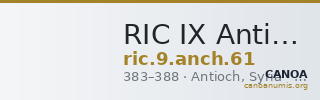 RIC IX Antioch 61 — CANOA