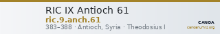 RIC IX Antioch 61 — CANOA