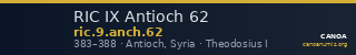 RIC IX Antioch 62 — CANOA