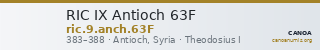 RIC IX Antioch 63F — CANOA