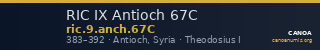 RIC IX Antioch 67C — CANOA