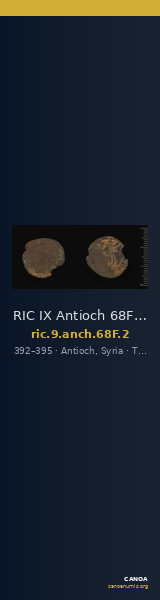 RIC IX Antioch 68F: Subtype 2 — CANOA