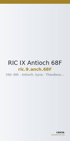 RIC IX Antioch 68F — CANOA