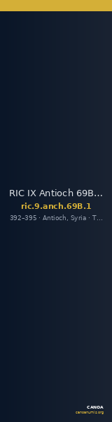 RIC IX Antioch 69B: Subtype 1 — CANOA