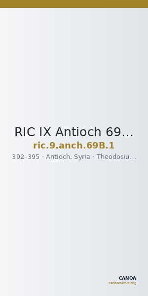 RIC IX Antioch 69B: Subtype 1 — CANOA