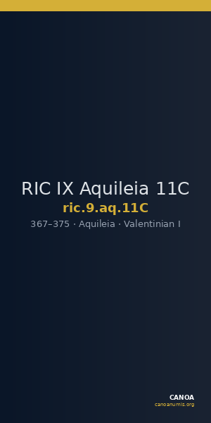 RIC IX Aquileia 11C — CANOA