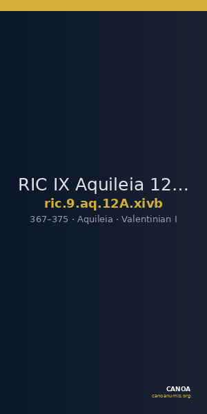 RIC IX Aquileia 12A: Subtype xivb — CANOA
