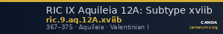 RIC IX Aquileia 12A: Subtype xviib — CANOA