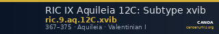 RIC IX Aquileia 12C: Subtype xvib — CANOA