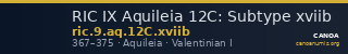 RIC IX Aquileia 12C: Subtype xviib — CANOA