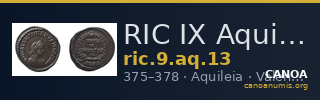RIC IX Aquileia 13 — CANOA