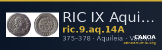 RIC IX Aquileia 14A — CANOA