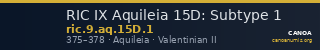 RIC IX Aquileia 15D: Subtype 1 — CANOA