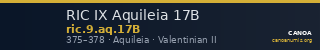 RIC IX Aquileia 17B — CANOA