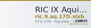 RIC IX Aquileia 17D: Subtype xixb — CANOA