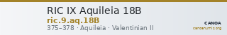RIC IX Aquileia 18B — CANOA