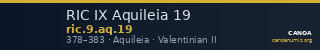 RIC IX Aquileia 19 — CANOA