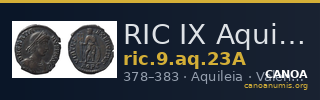 RIC IX Aquileia 23A — CANOA
