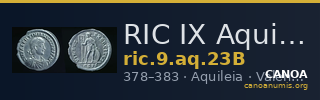 RIC IX Aquileia 23B — CANOA