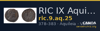 RIC IX Aquileia 25 — CANOA