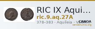 RIC IX Aquileia 27A — CANOA